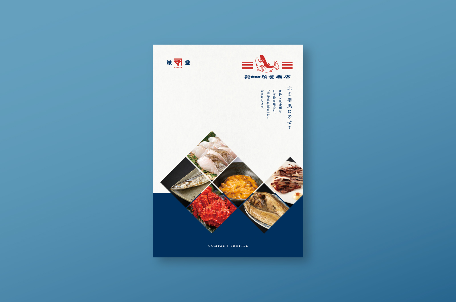 <span>PAMPHLET</span><br>株式会社カネマ浜屋商店<br>会社案内パンフレット